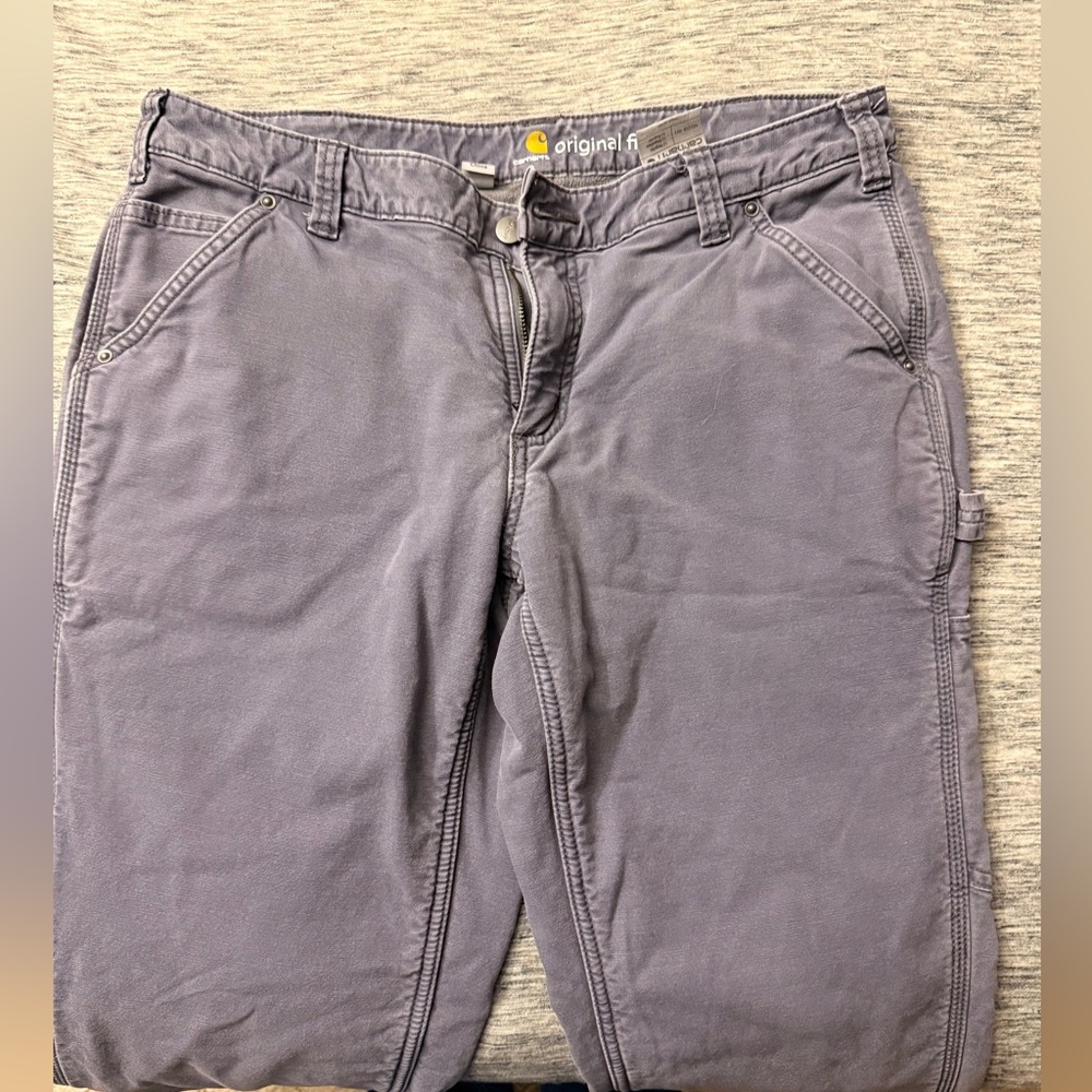 Carhartt fleece lined pants